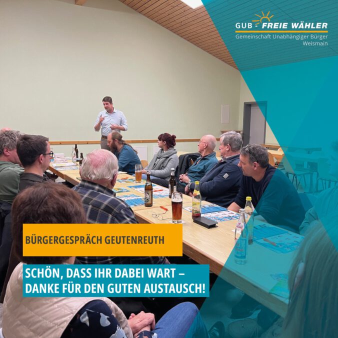 Foto vom Bürgergespräch in Gentenreuth