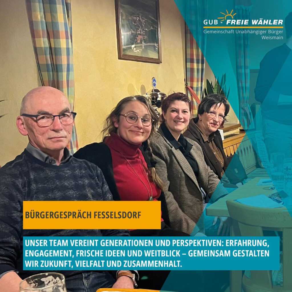 Personen beim Bürgergespräch