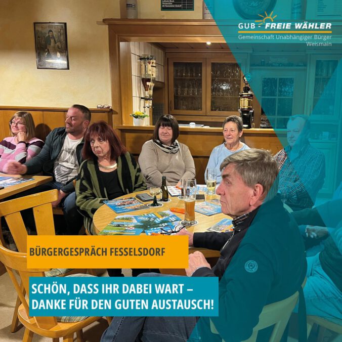 Personen beim Bürgergespräch