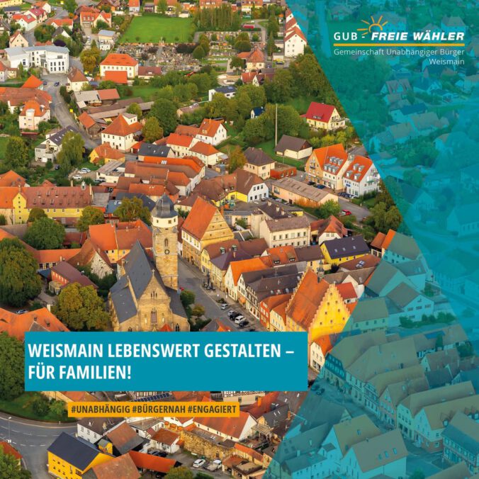 Luftbild von Weismain